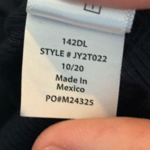 Three Dots Blue Cowl Neck Long Sleeve Stretch Ribbed Blouse Top Size Xs X-small - Picture 15 of 15